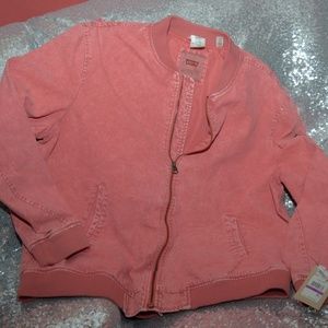 Levis red zip up jacket